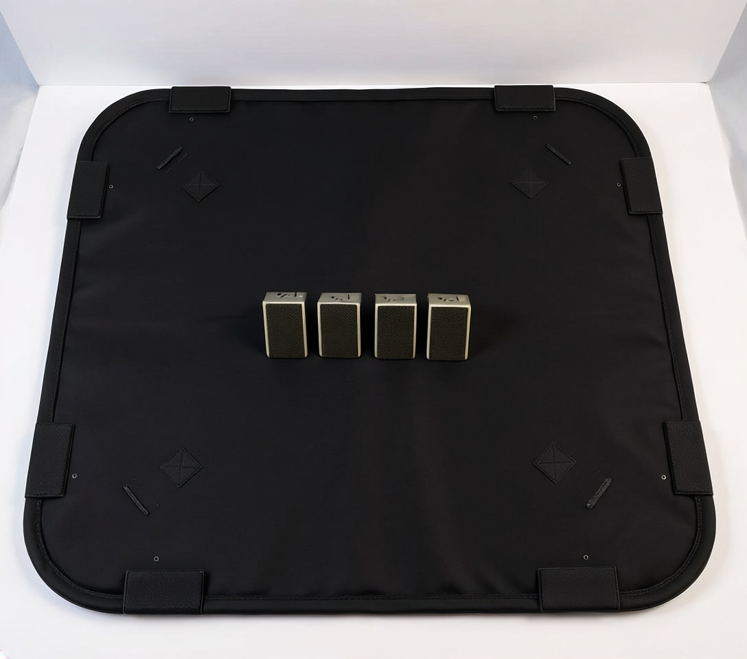 Clawstopper dog door scratch protector flat lay with J-channel clamps — best door guard for dogs